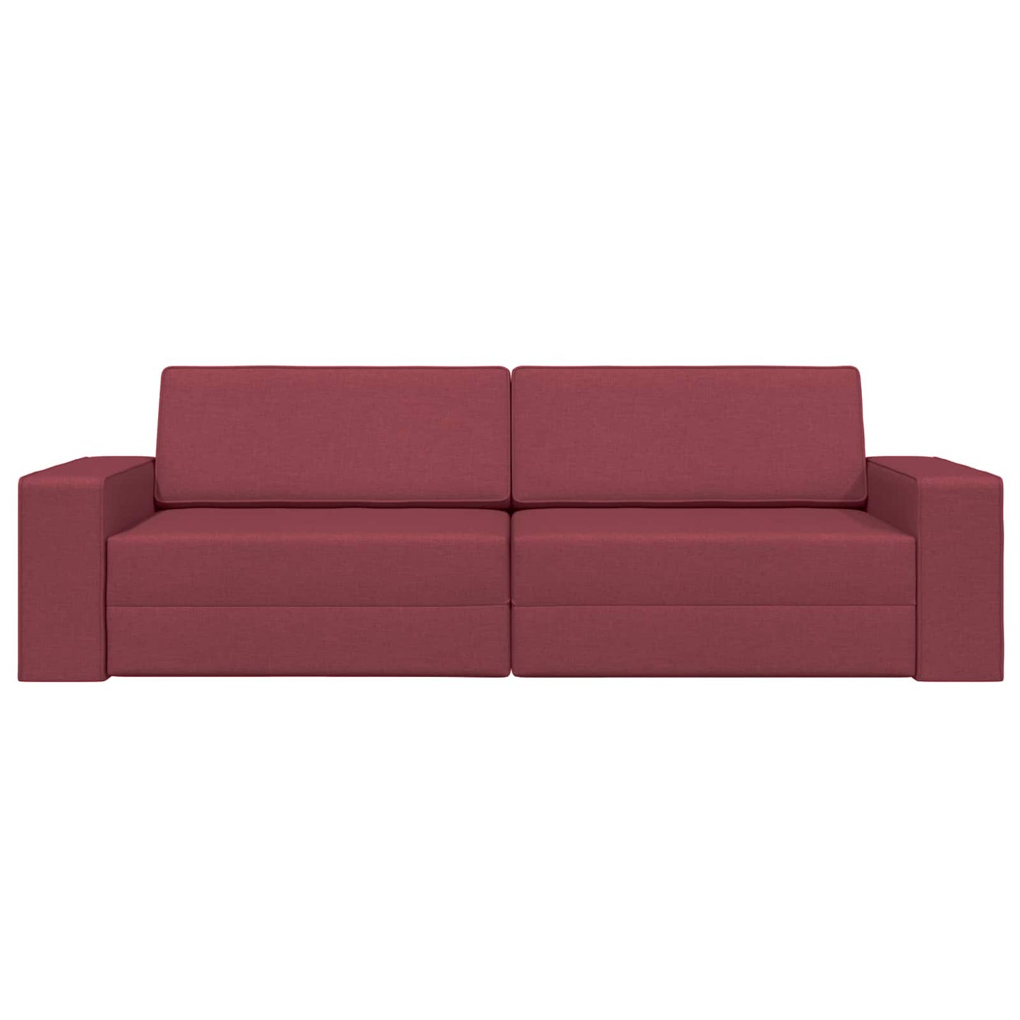 Schlafsofa Weinrot 245 x 78 x 77 cm Stoff