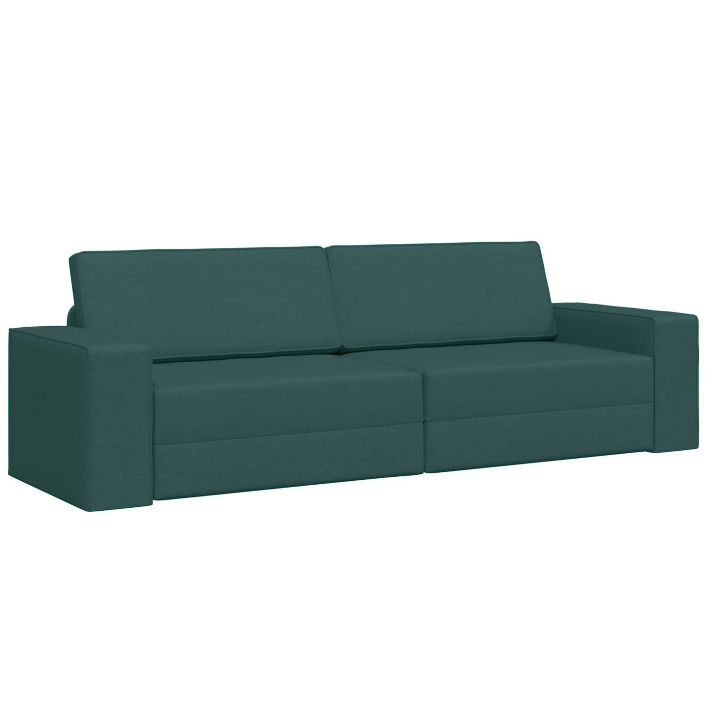 Schlafsofa Dunkelgrün 245 x 78 x 77 cm Stoff