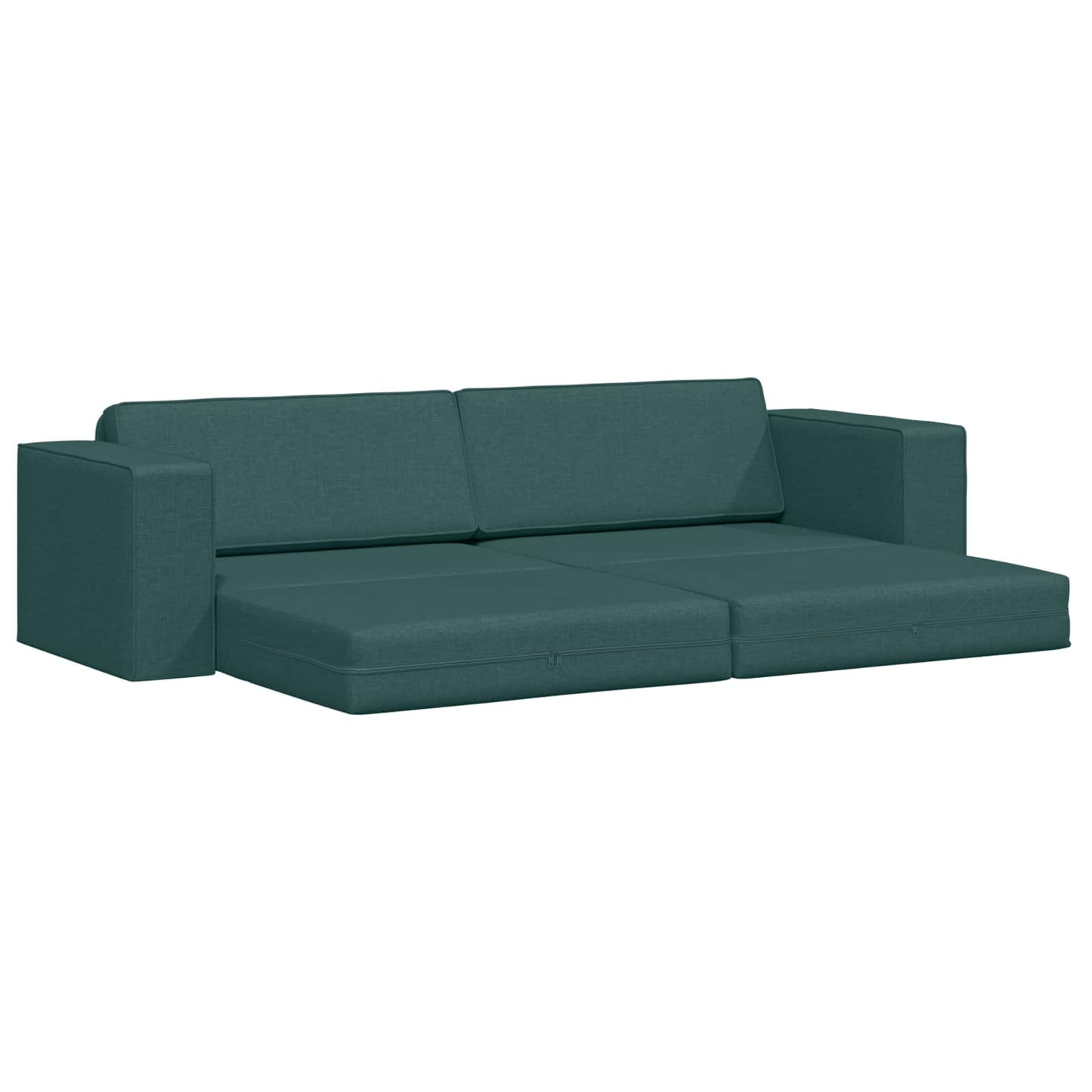 Schlafsofa Dunkelgrün 245 x 78 x 77 cm Stoff