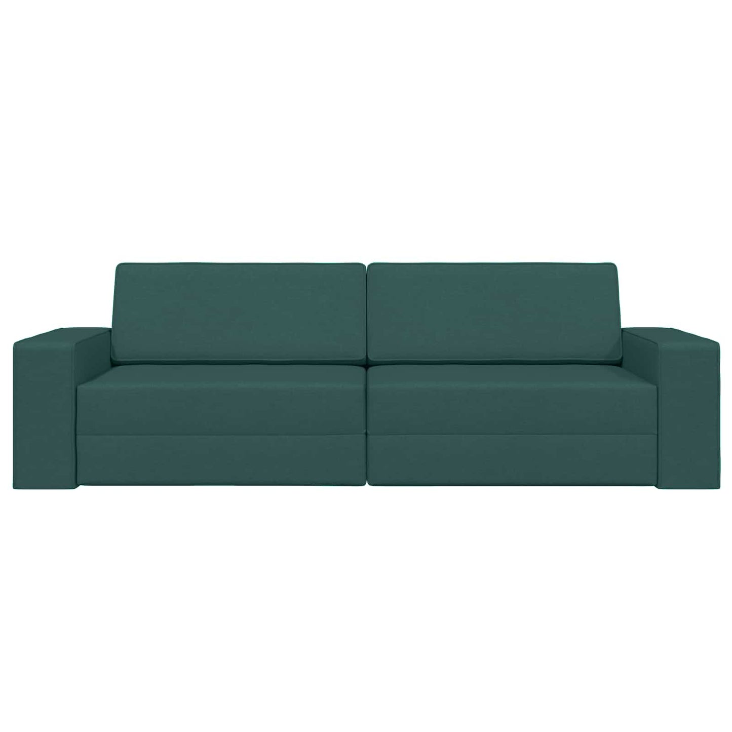 Schlafsofa Dunkelgrün 245 x 78 x 77 cm Stoff