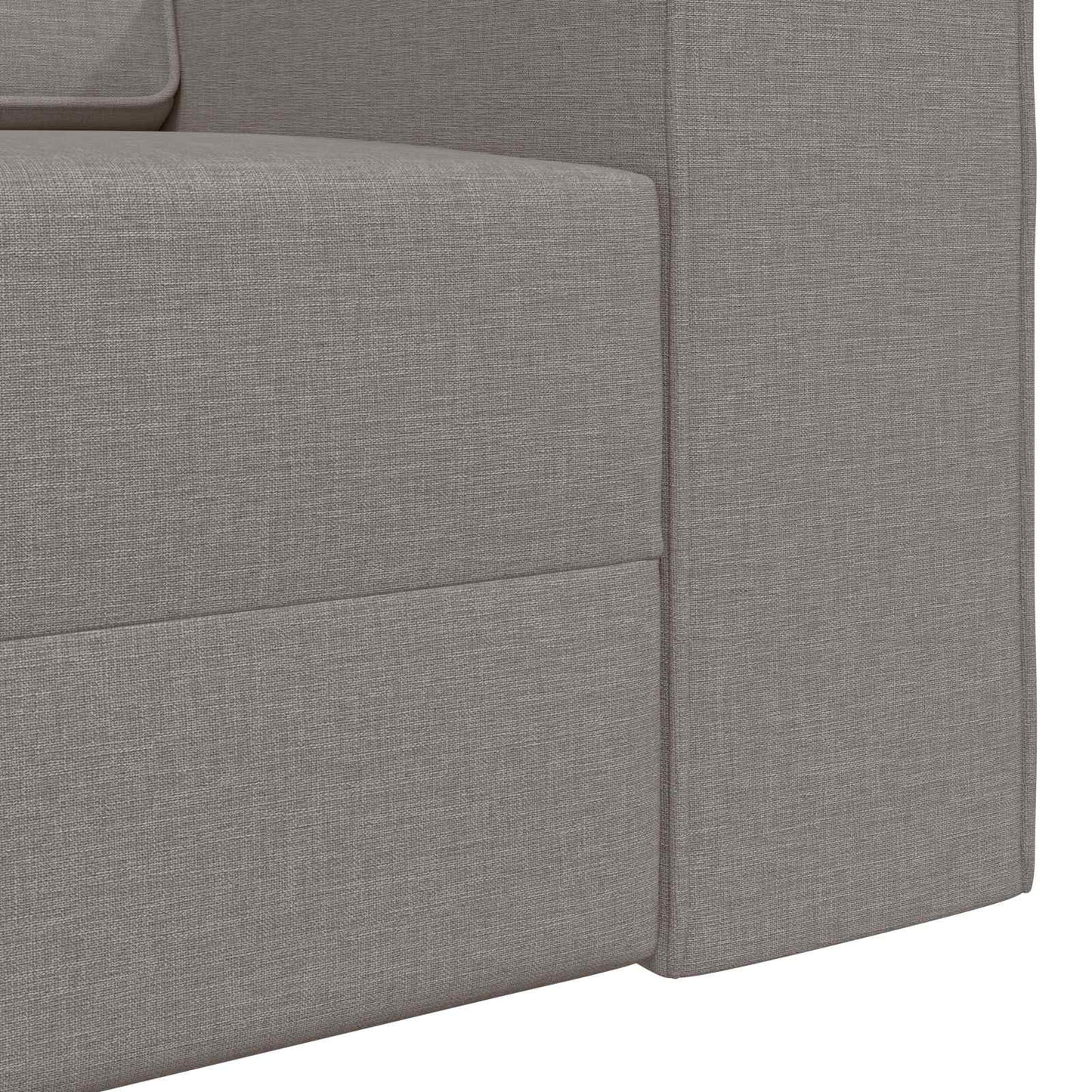 Schlafsofa Taupe 245 x 78 x 77 cm Stoff