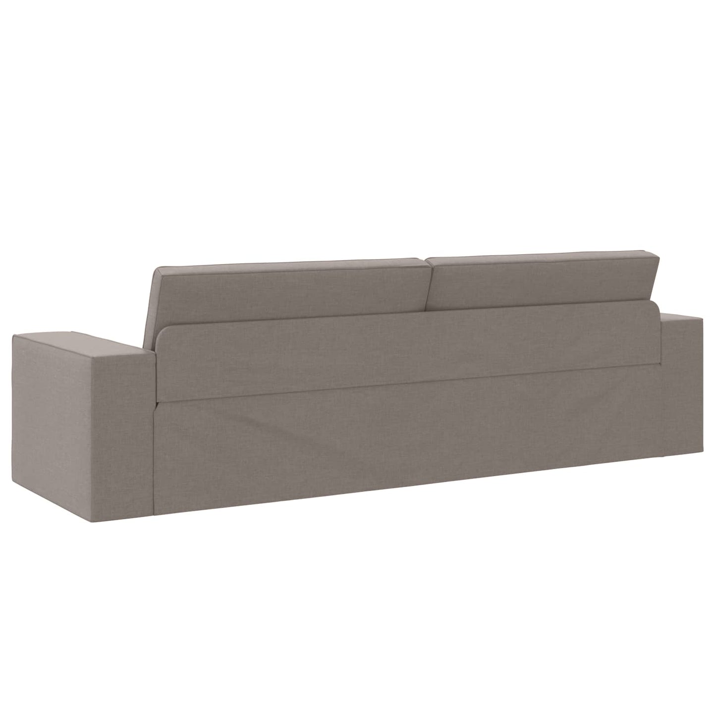 Schlafsofa Taupe 245 x 78 x 77 cm Stoff