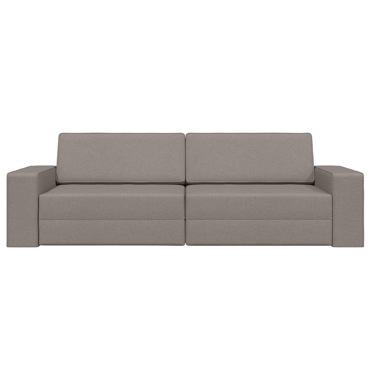 Schlafsofa Taupe 245 x 78 x 77 cm Stoff