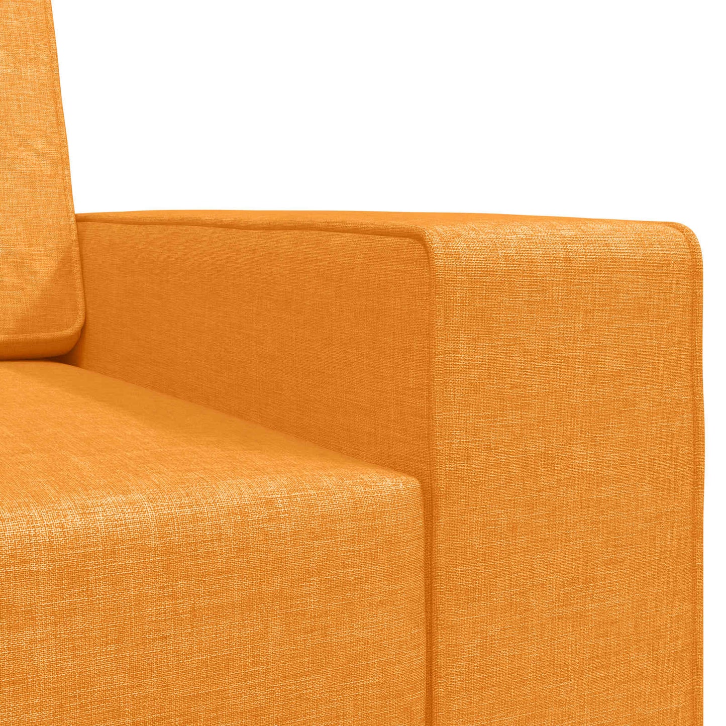 Schlafsofa Dunkelgelb 245 x 78 x 77 cm Stoff