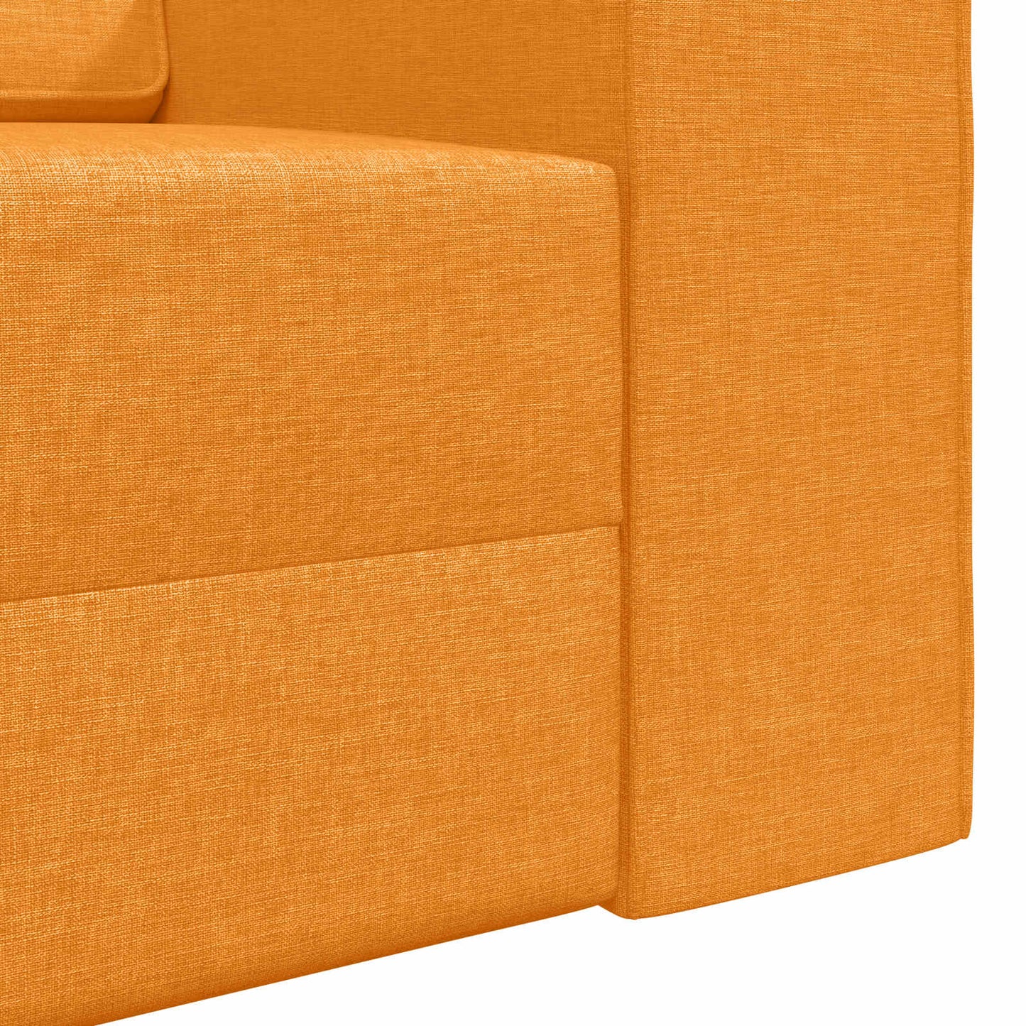 Schlafsofa Dunkelgelb 245 x 78 x 77 cm Stoff