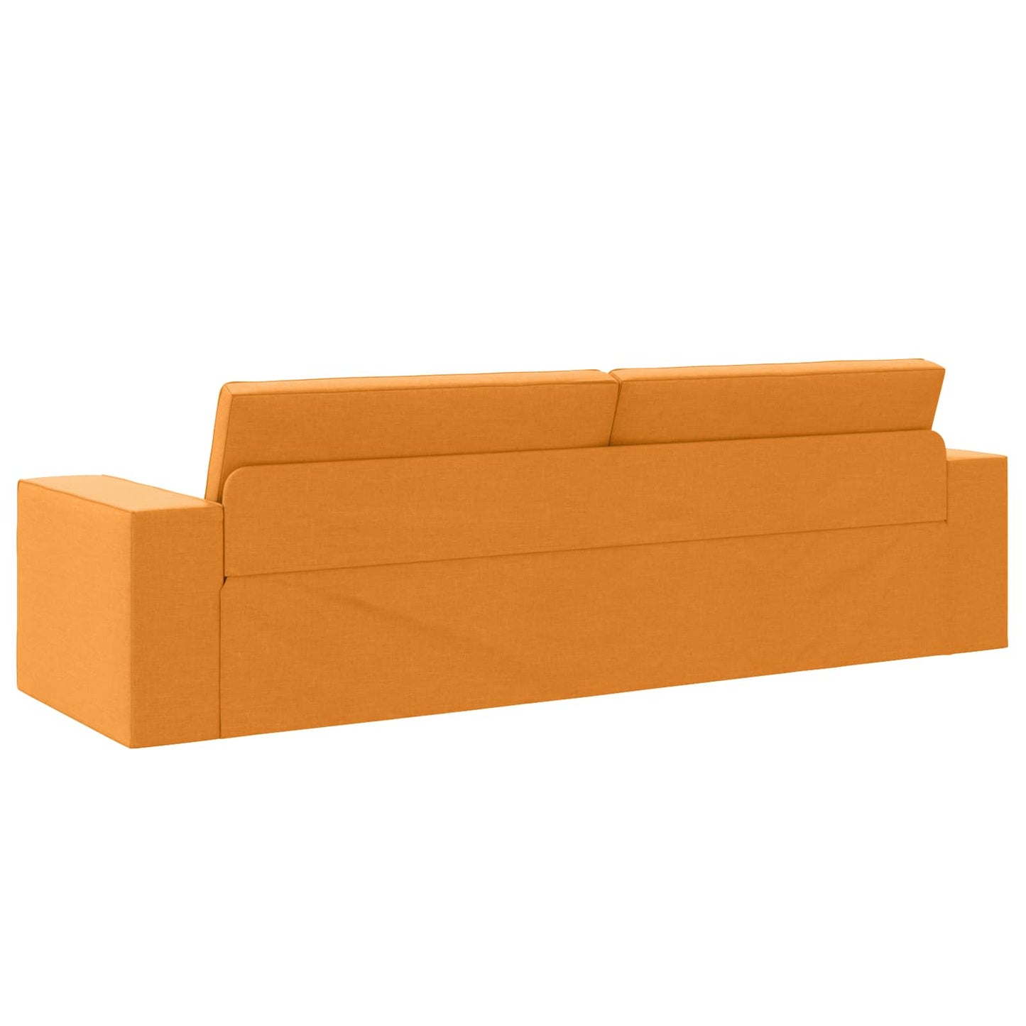 Schlafsofa Dunkelgelb 245 x 78 x 77 cm Stoff