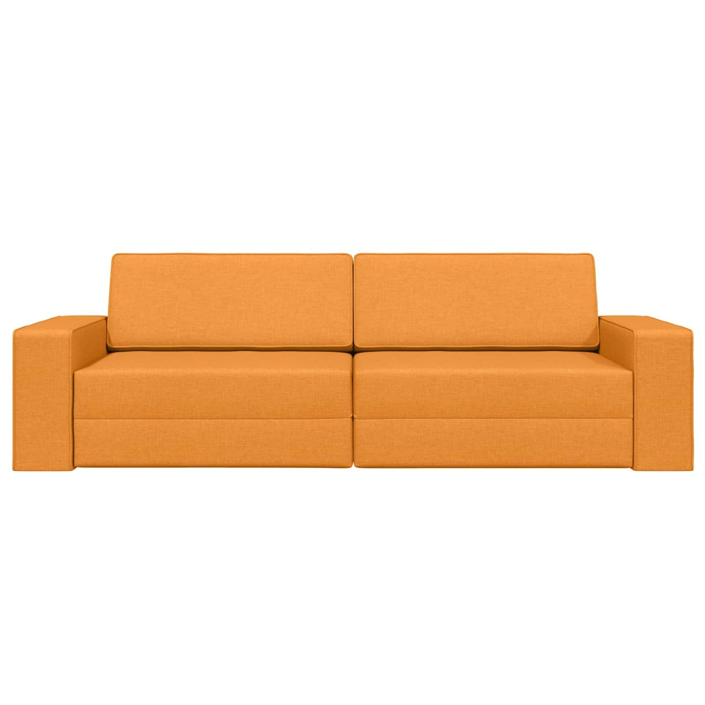 Schlafsofa Dunkelgelb 245 x 78 x 77 cm Stoff