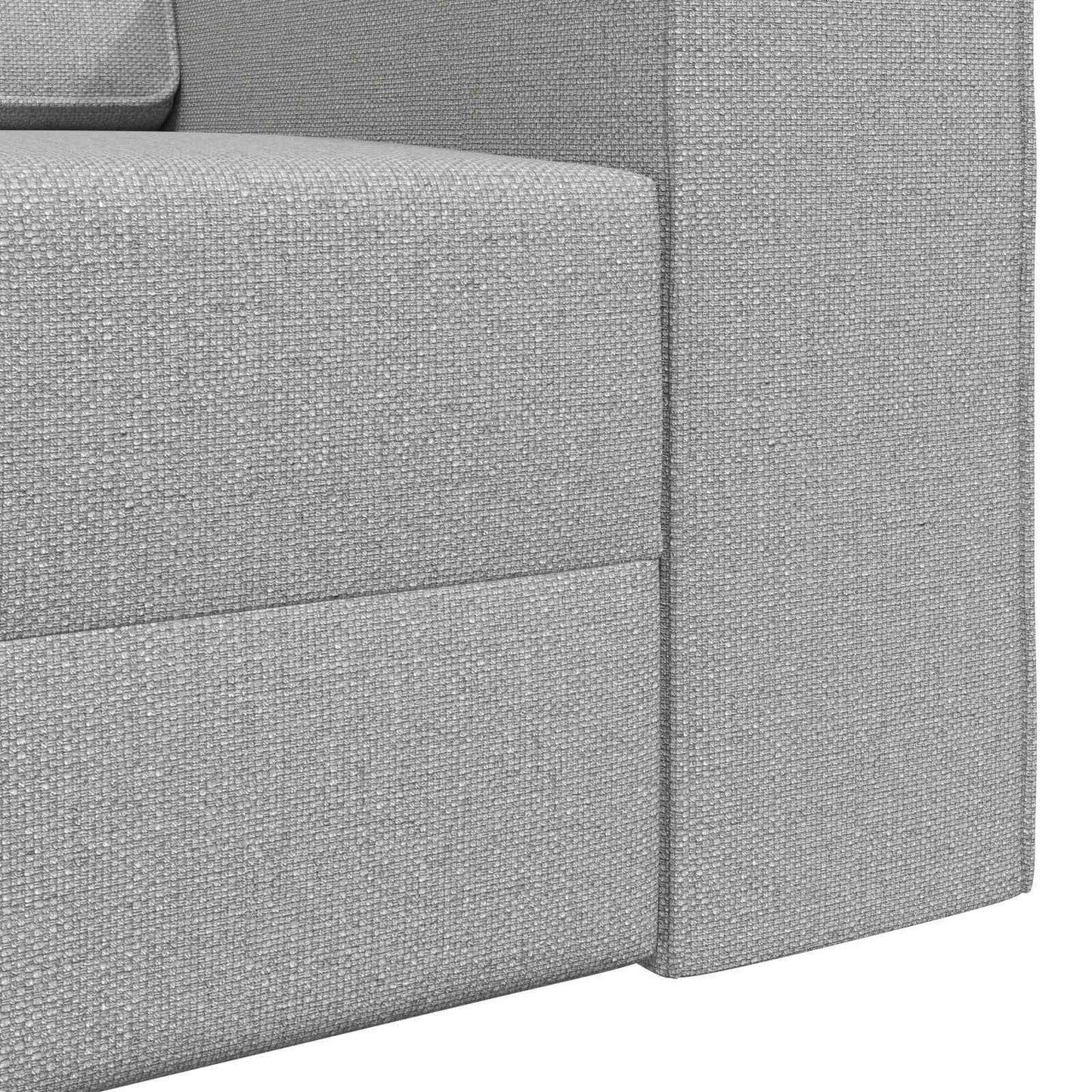 Schlafsofa Wolkengrau 245 x 78 x 77 cm Stoff