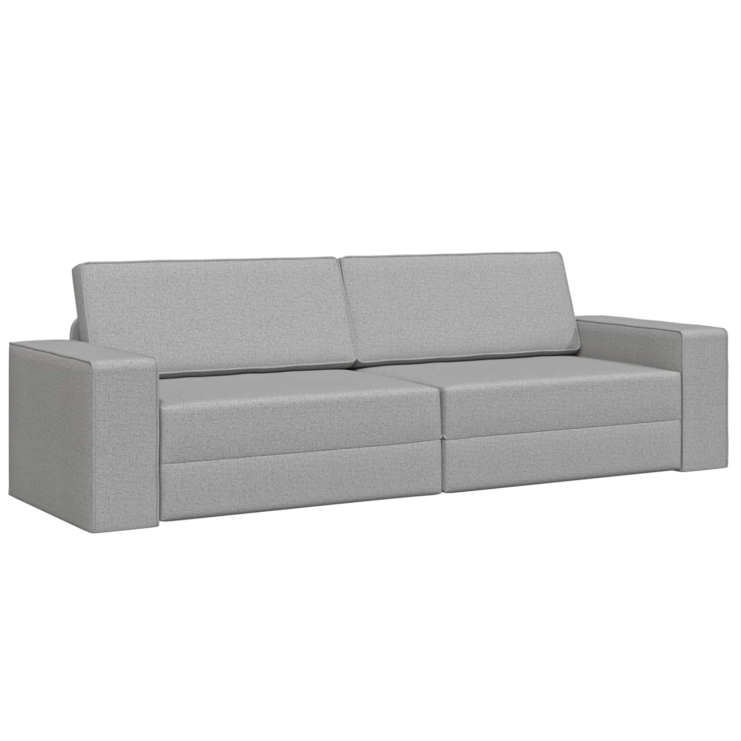 Schlafsofa Wolkengrau 245 x 78 x 77 cm Stoff