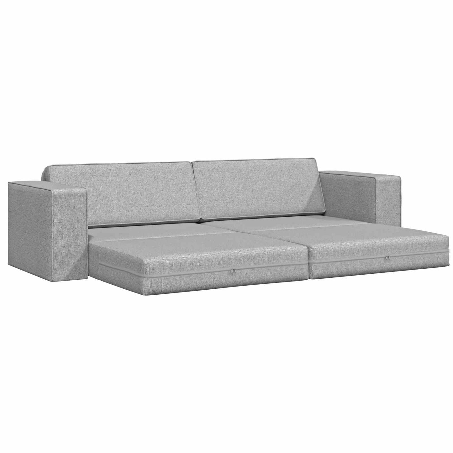 Schlafsofa Wolkengrau 245 x 78 x 77 cm Stoff