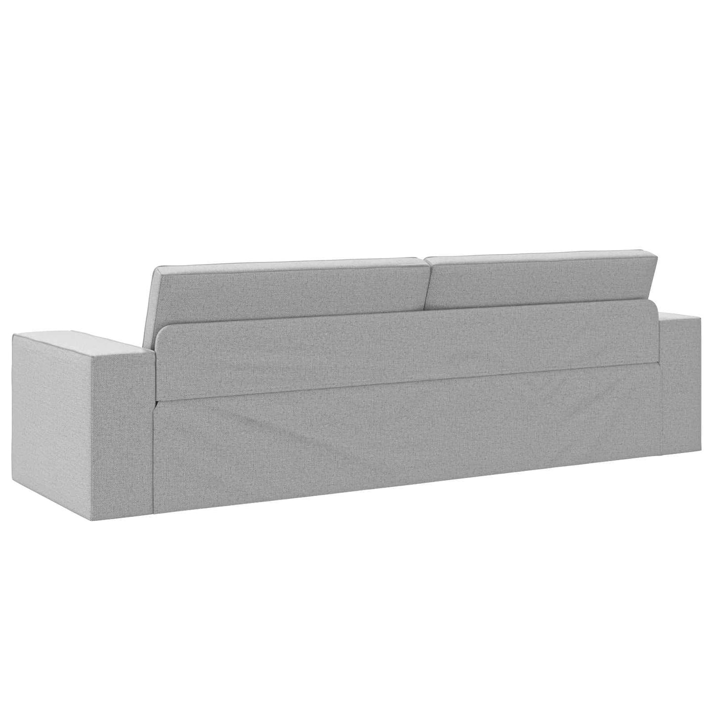 Schlafsofa Wolkengrau 245 x 78 x 77 cm Stoff