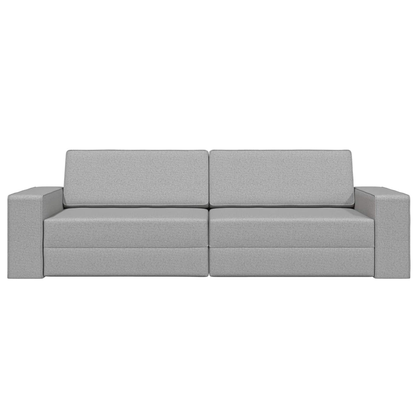 Schlafsofa Wolkengrau 245 x 78 x 77 cm Stoff
