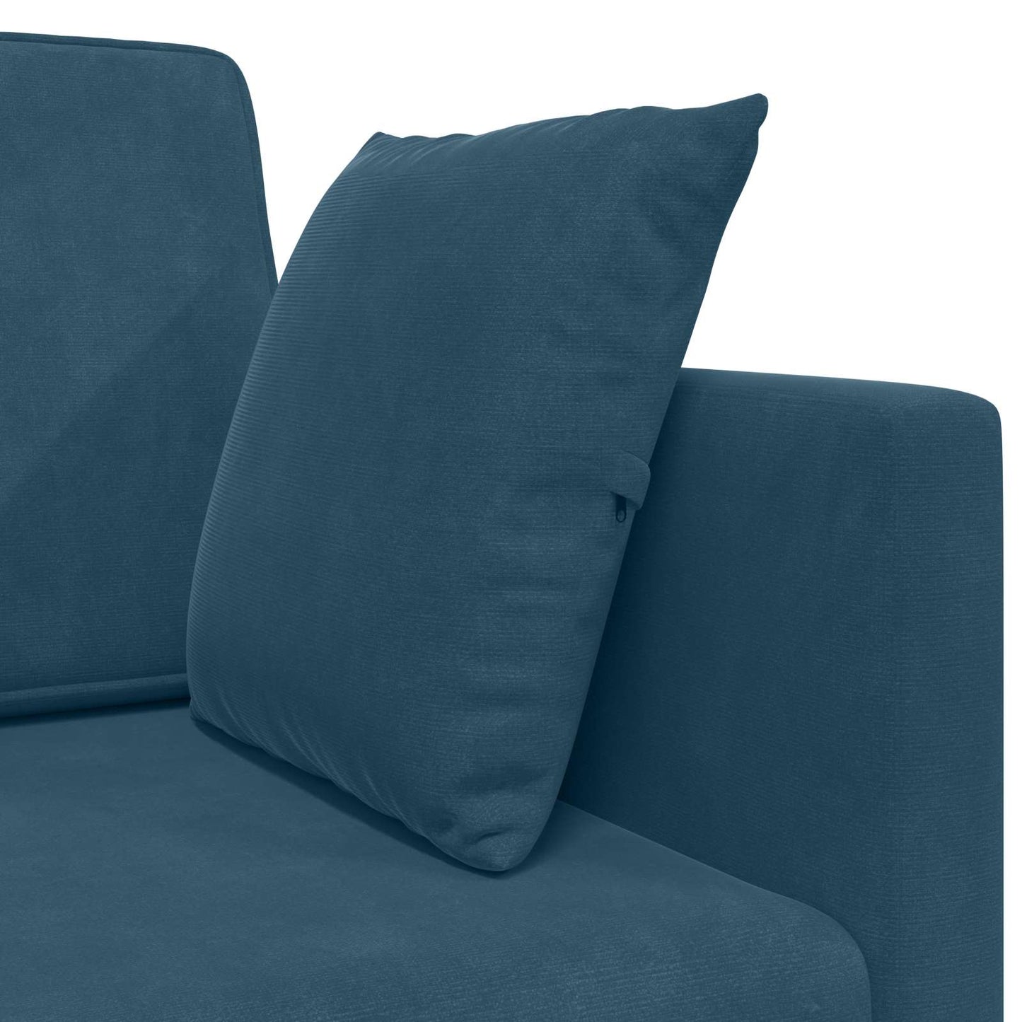 Boden-Sofa-Bett Blau 213 x 70 x 77 cm Samt