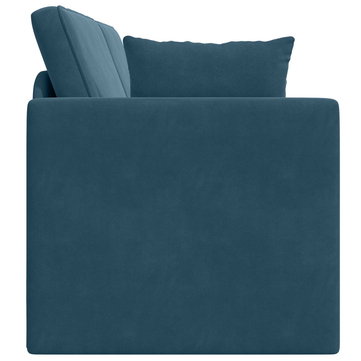Boden-Sofa-Bett Blau 213 x 70 x 77 cm Samt