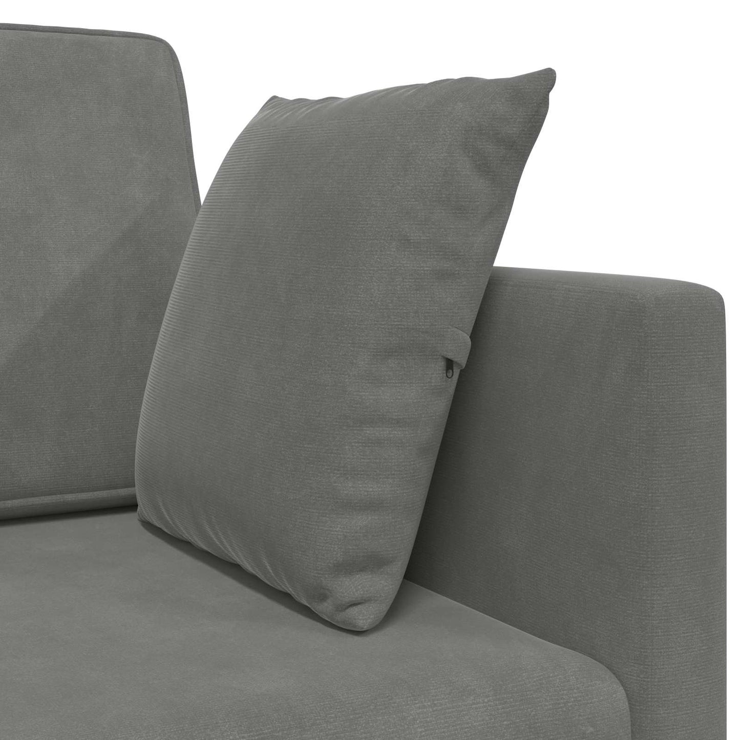 Boden-Sofa-Bett Dunkelgrau 213 x 70 x 77 cm Samt