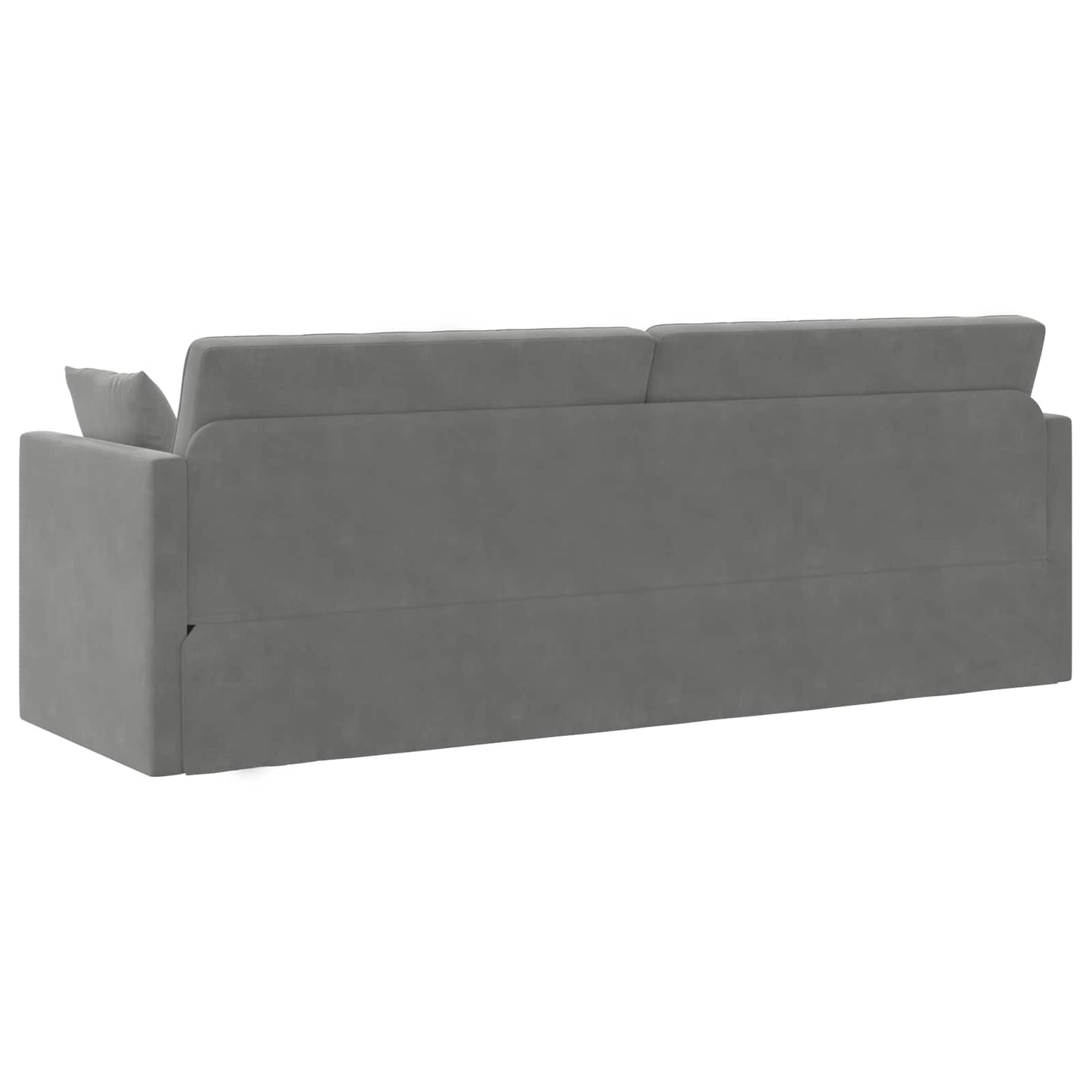 Boden-Sofa-Bett Dunkelgrau 213 x 70 x 77 cm Samt