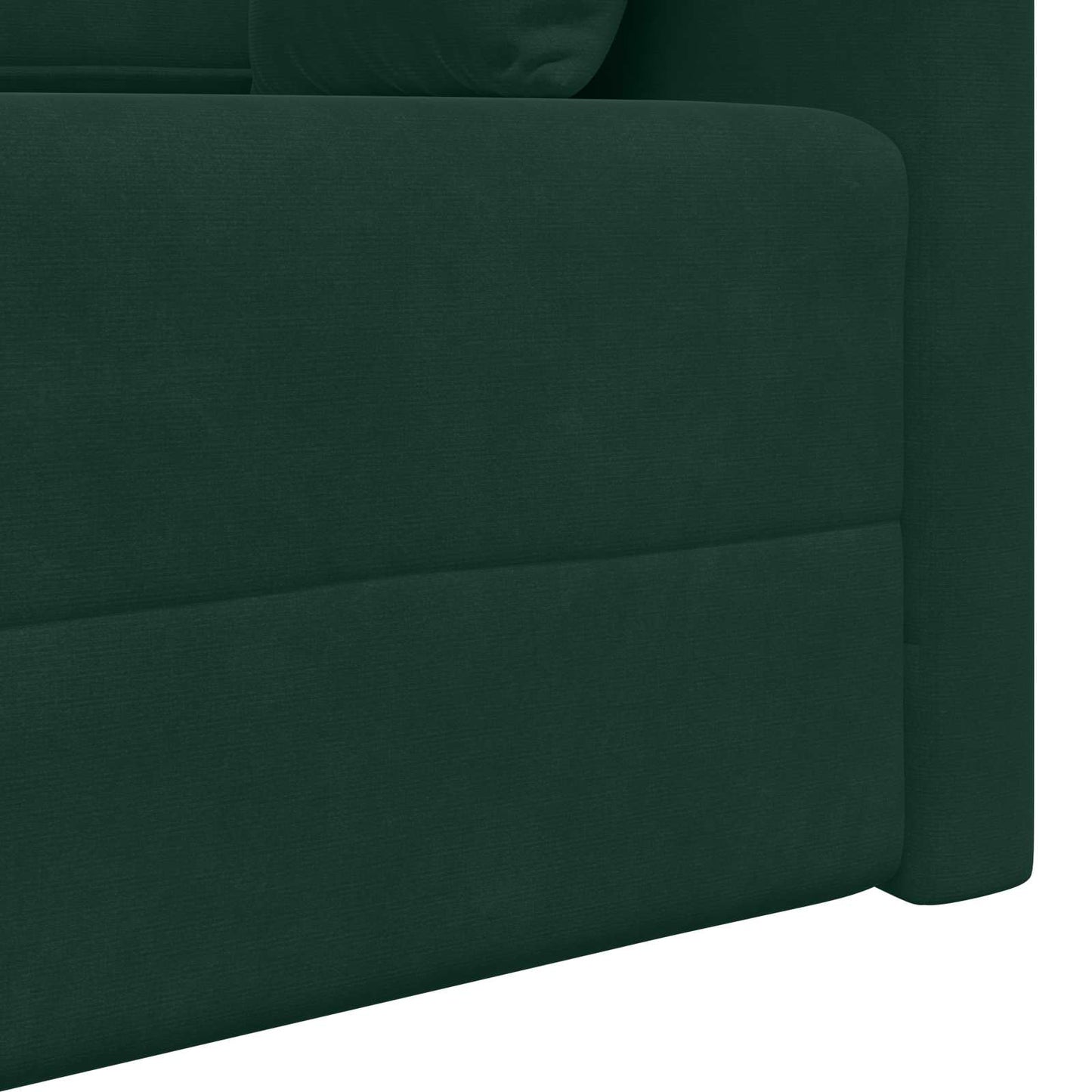 Boden-Sofa-Bett Dunkelgrün 213 x 70 x 77 cm Samt