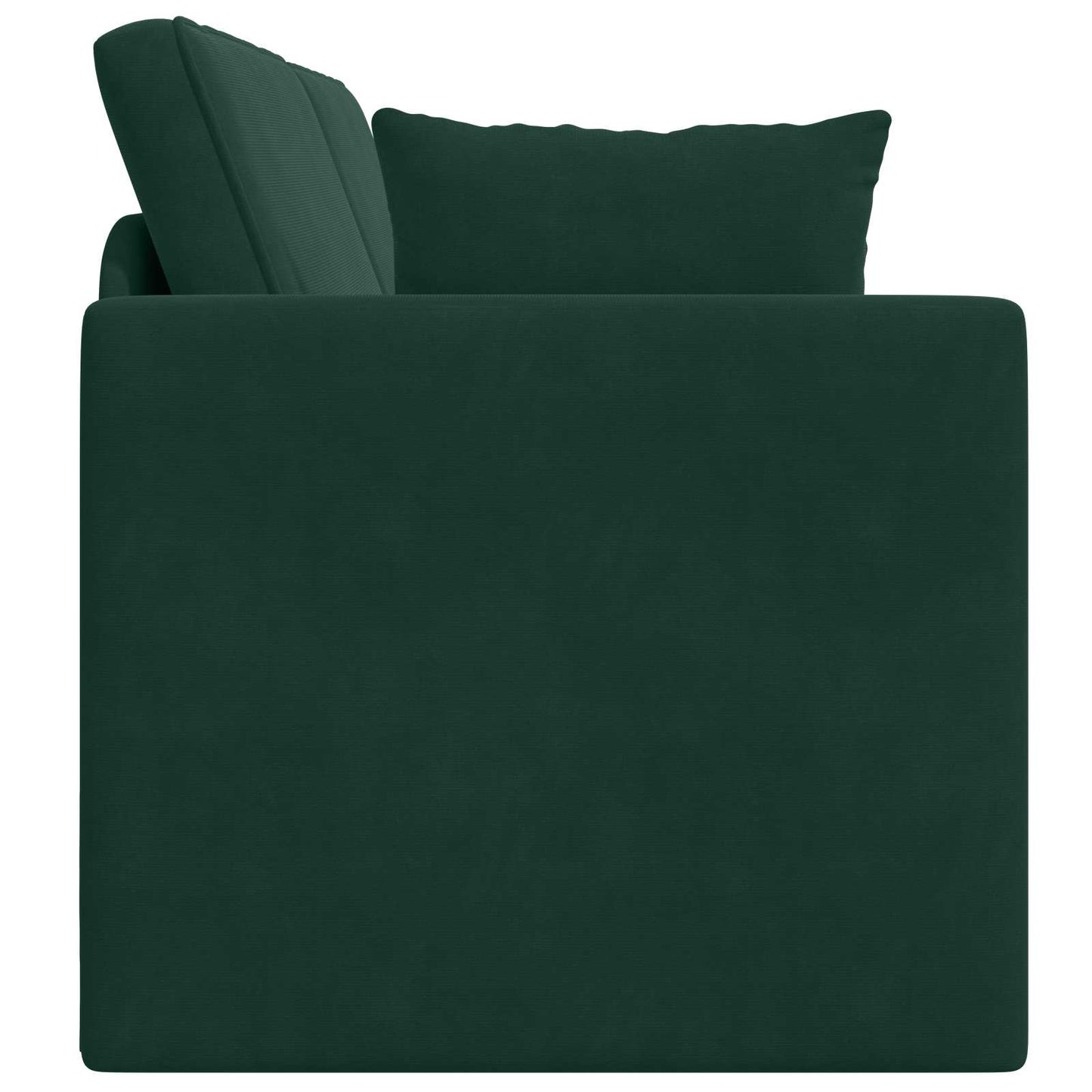 Boden-Sofa-Bett Dunkelgrün 213 x 70 x 77 cm Samt
