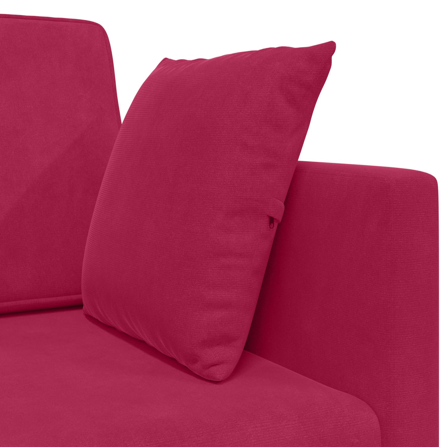 Boden-Sofa-Bett Weinrot 213 x 70 x 77 cm Samt