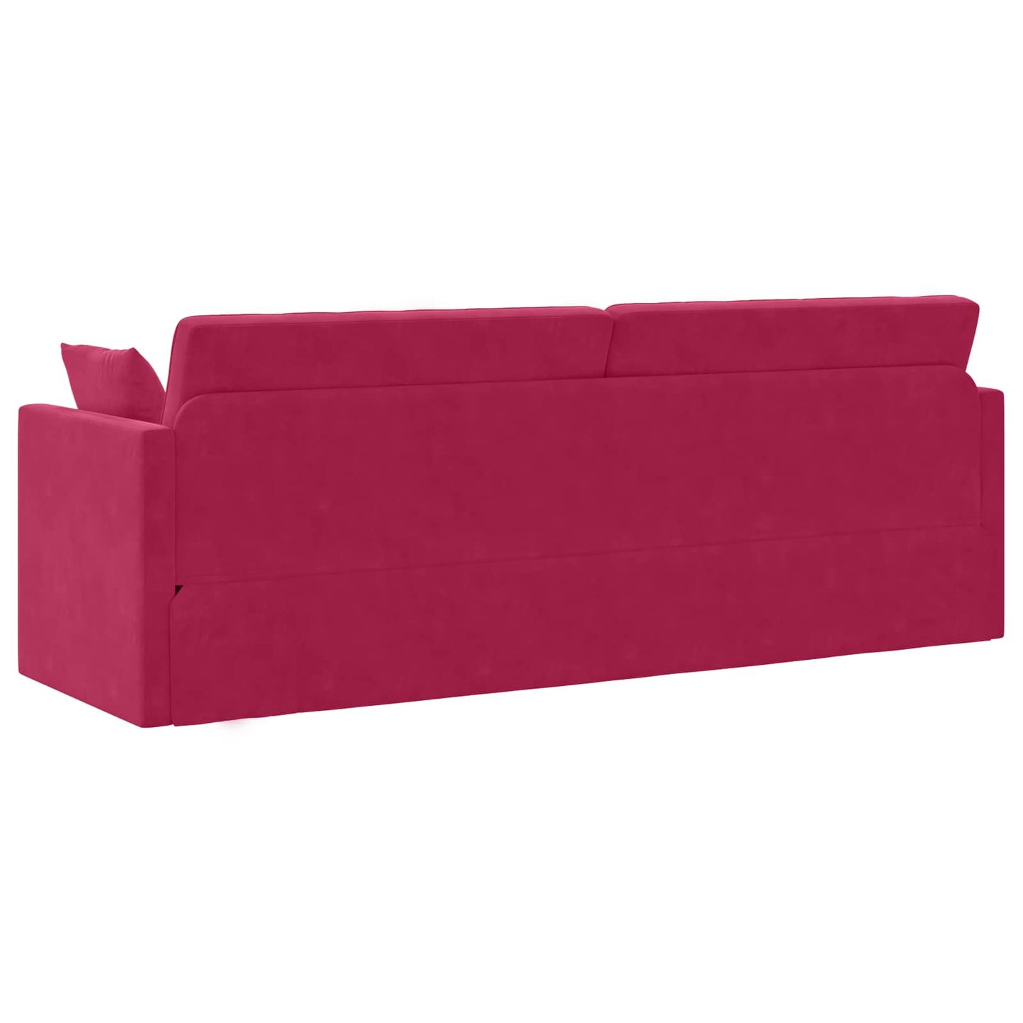 Boden-Sofa-Bett Weinrot 213 x 70 x 77 cm Samt
