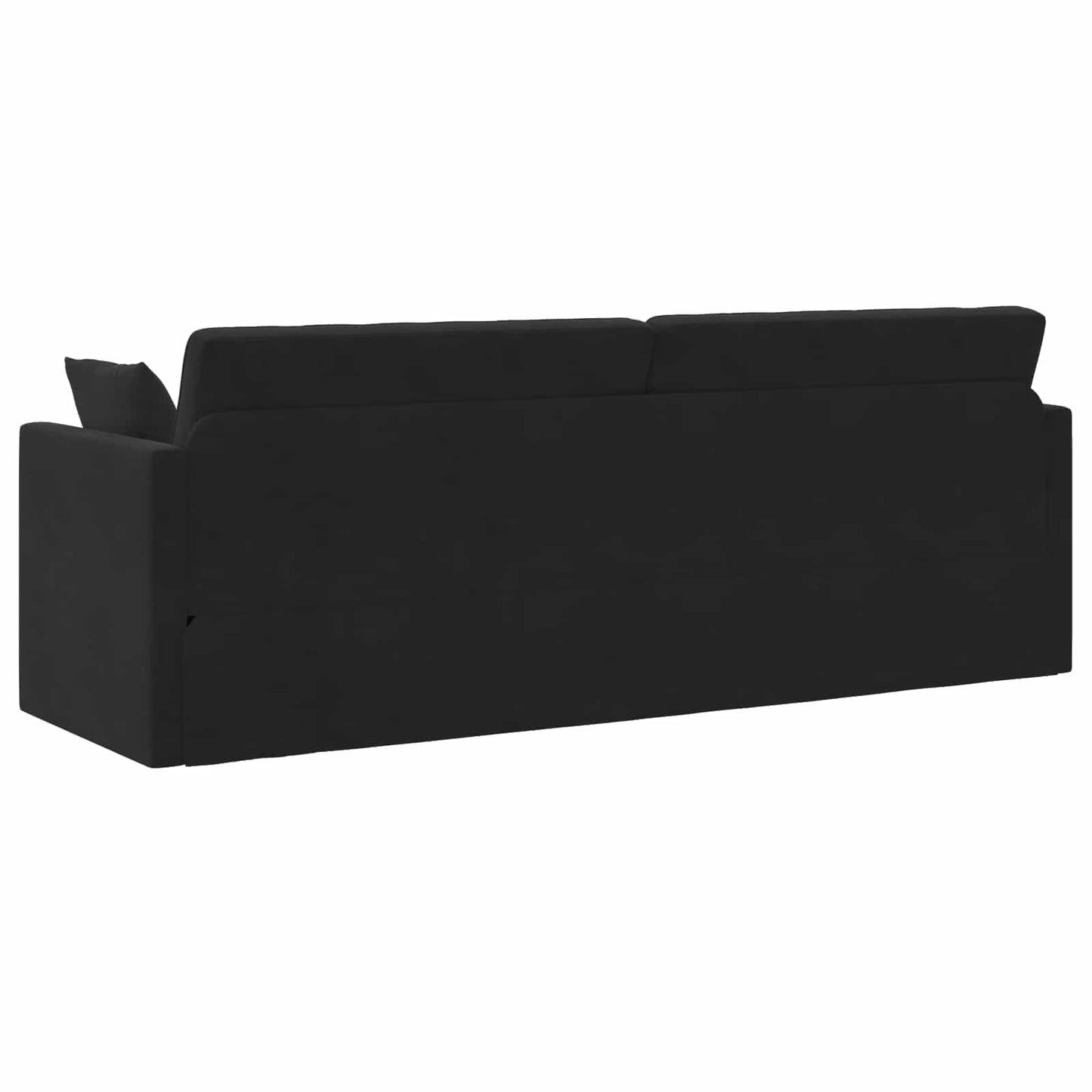 Boden-Sofa-Bett Schwarz 213 x 70 x 77 cm Samt