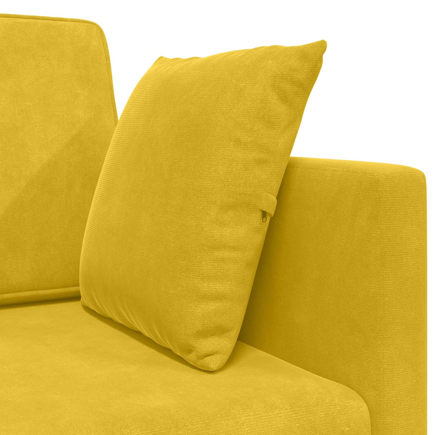 Boden-Sofa-Bett Gelb 213 x 70 x 77 cm Samt