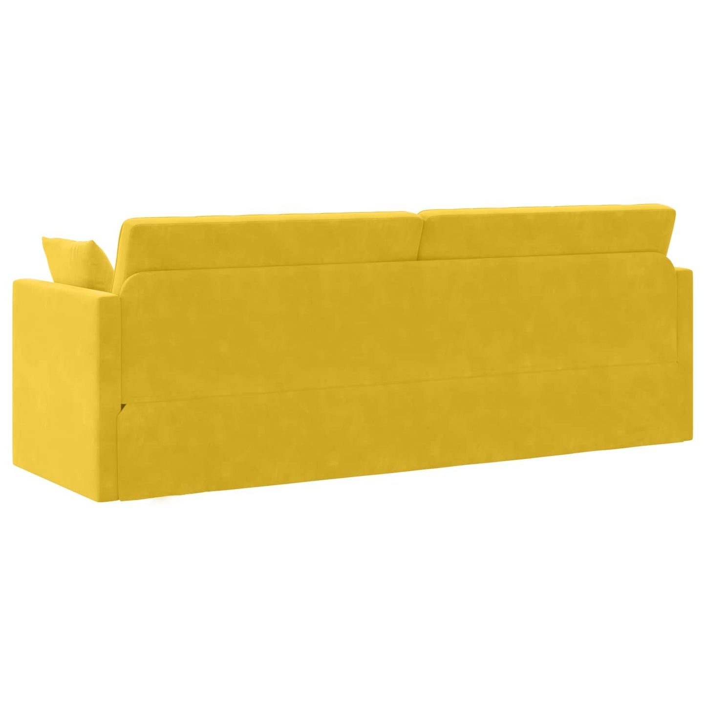 Boden-Sofa-Bett Gelb 213 x 70 x 77 cm Samt