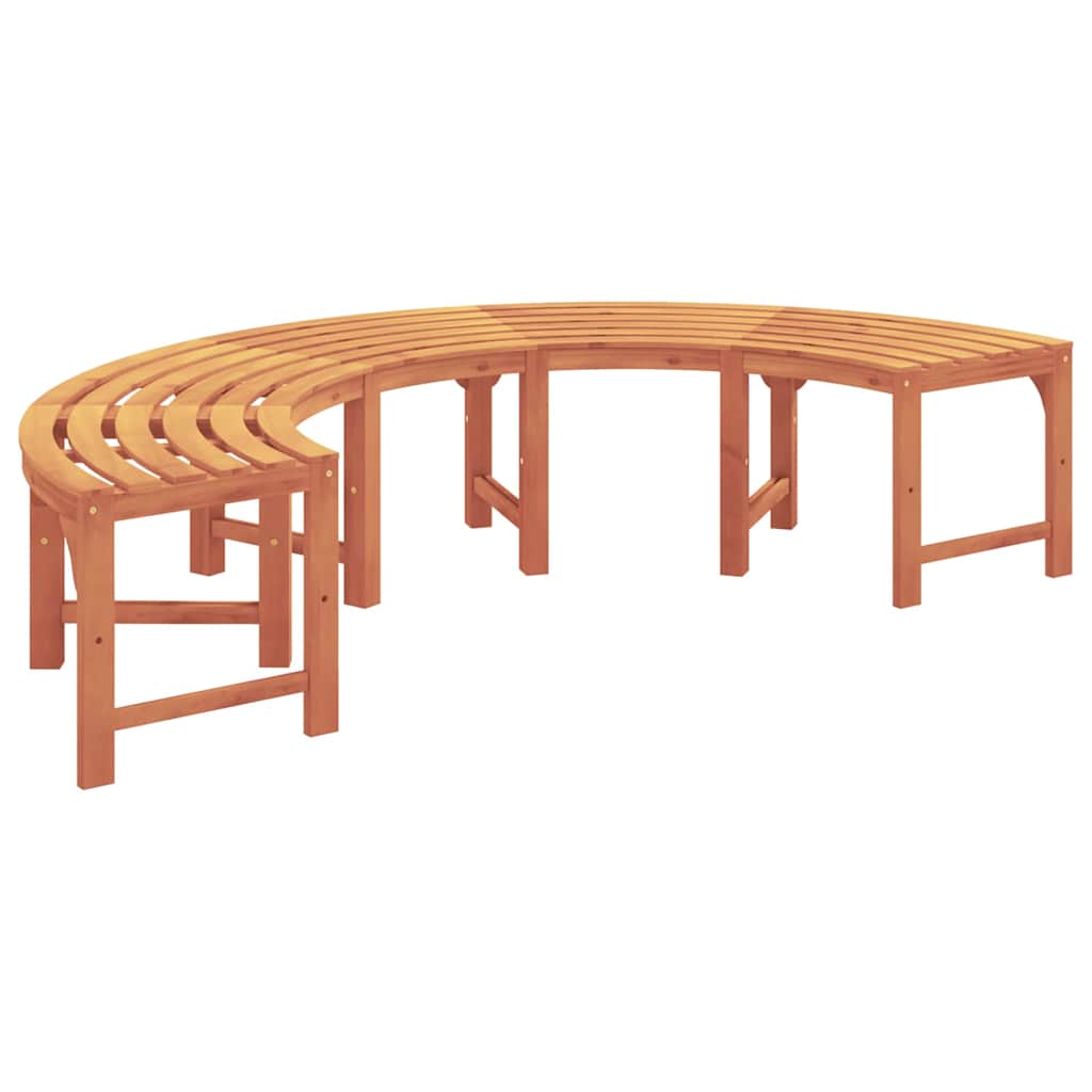 Baumbank Natur 160 x 80 x 45cm Massives Eukalyptus Holz