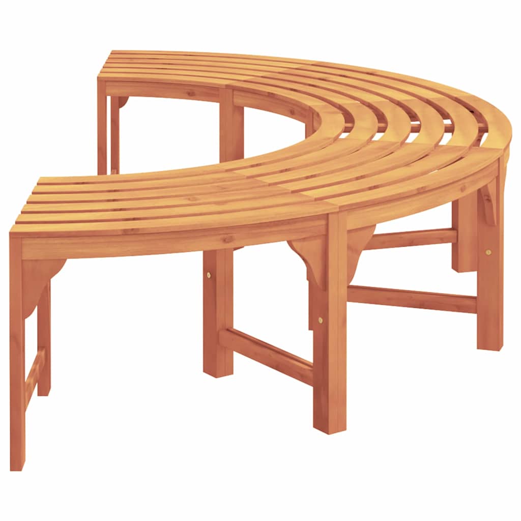 Baumbank Natur 160 x 80 x 45cm Massives Eukalyptus Holz