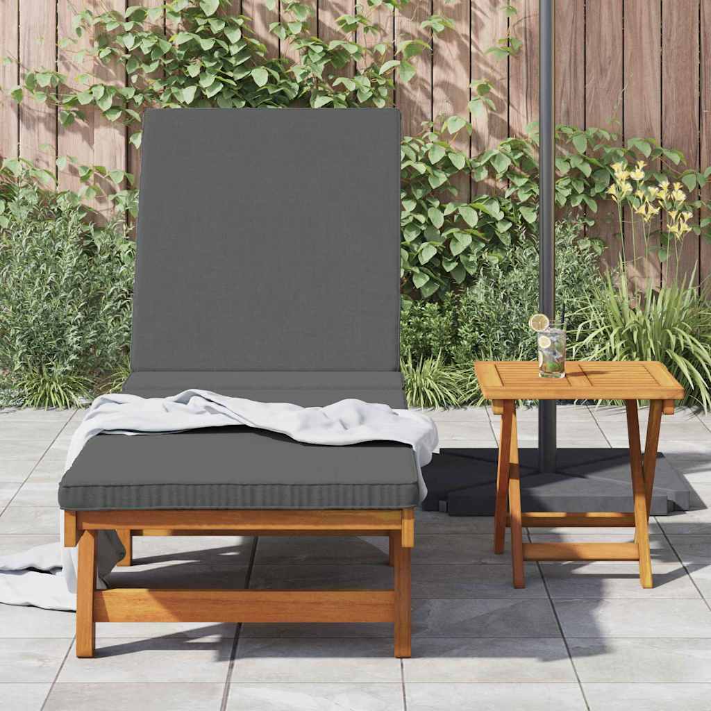 Sonnenliege Braun 199 x 63 x 85 cm Massivholz Akazie