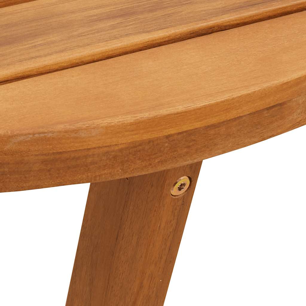 Garten-Esstisch Oval 200x90x75 cm Massivholz Akazie