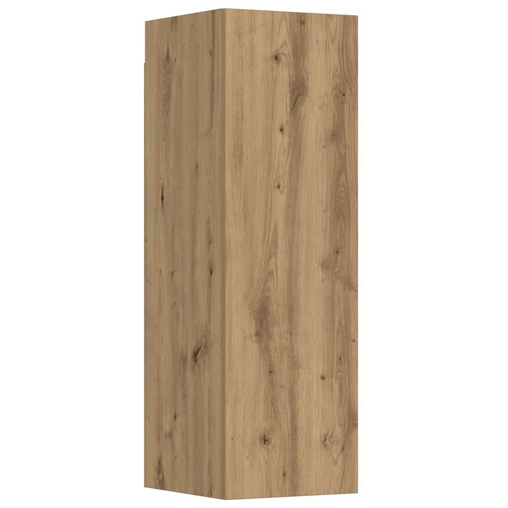 TV-Wandschränke 3 Stk. Artisan-Eiche Holzwerkstoff