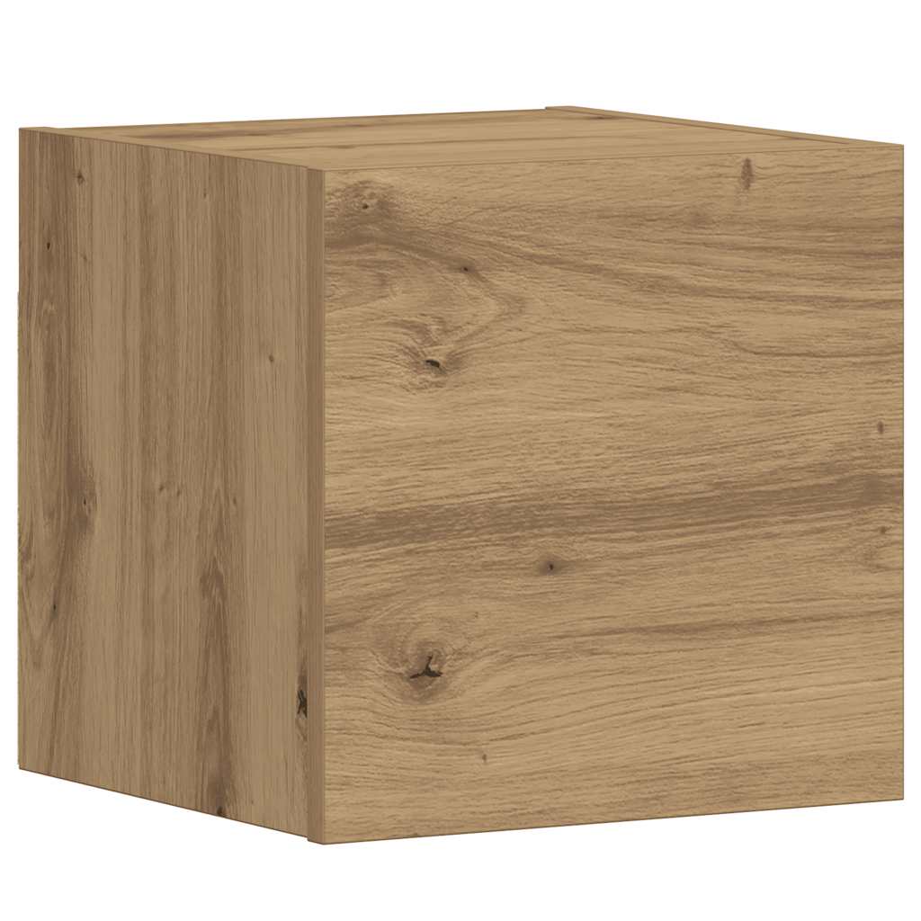 TV-Wandschränke 3 Stk. Artisan-Eiche Holzwerkstoff