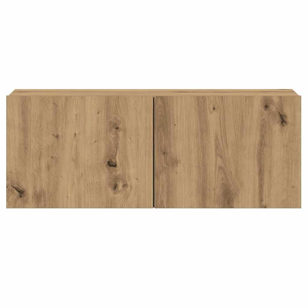 TV-Wandschränke 3 Stk. Artisan-Eiche Holzwerkstoff
