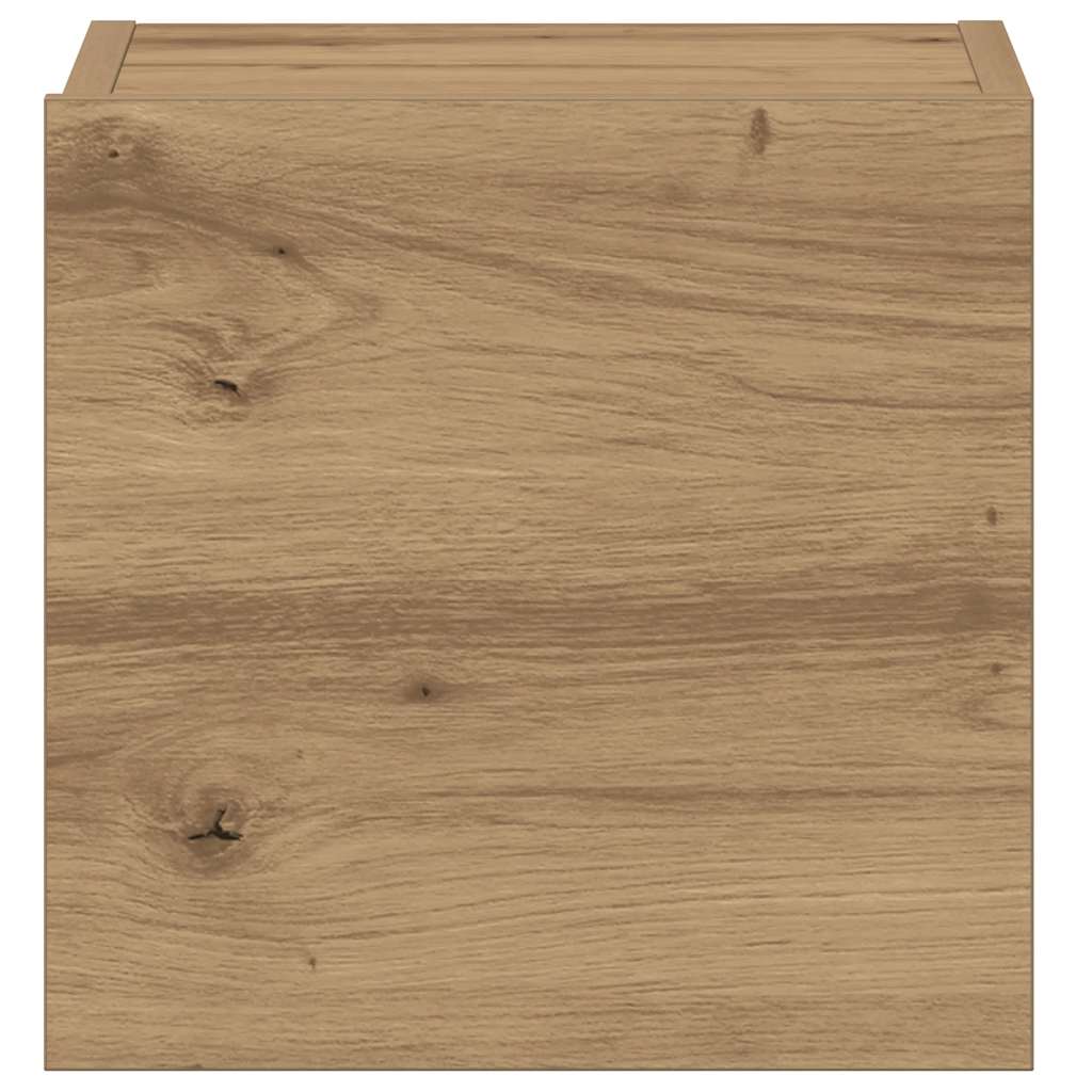 TV-Wandschränke 3 Stk. Artisan-Eiche Holzwerkstoff
