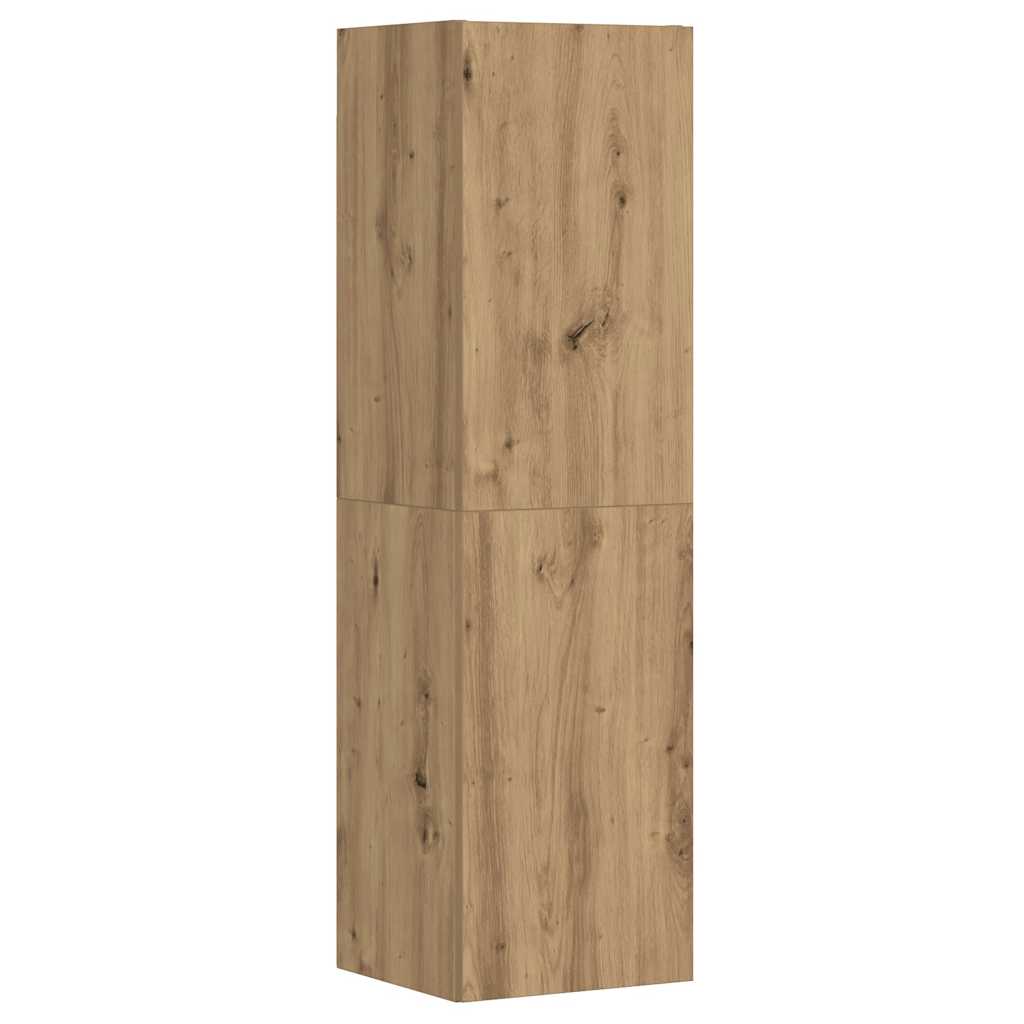 TV-Wandschränke 3 Stk. Artisan-Eiche Holzwerkstoff