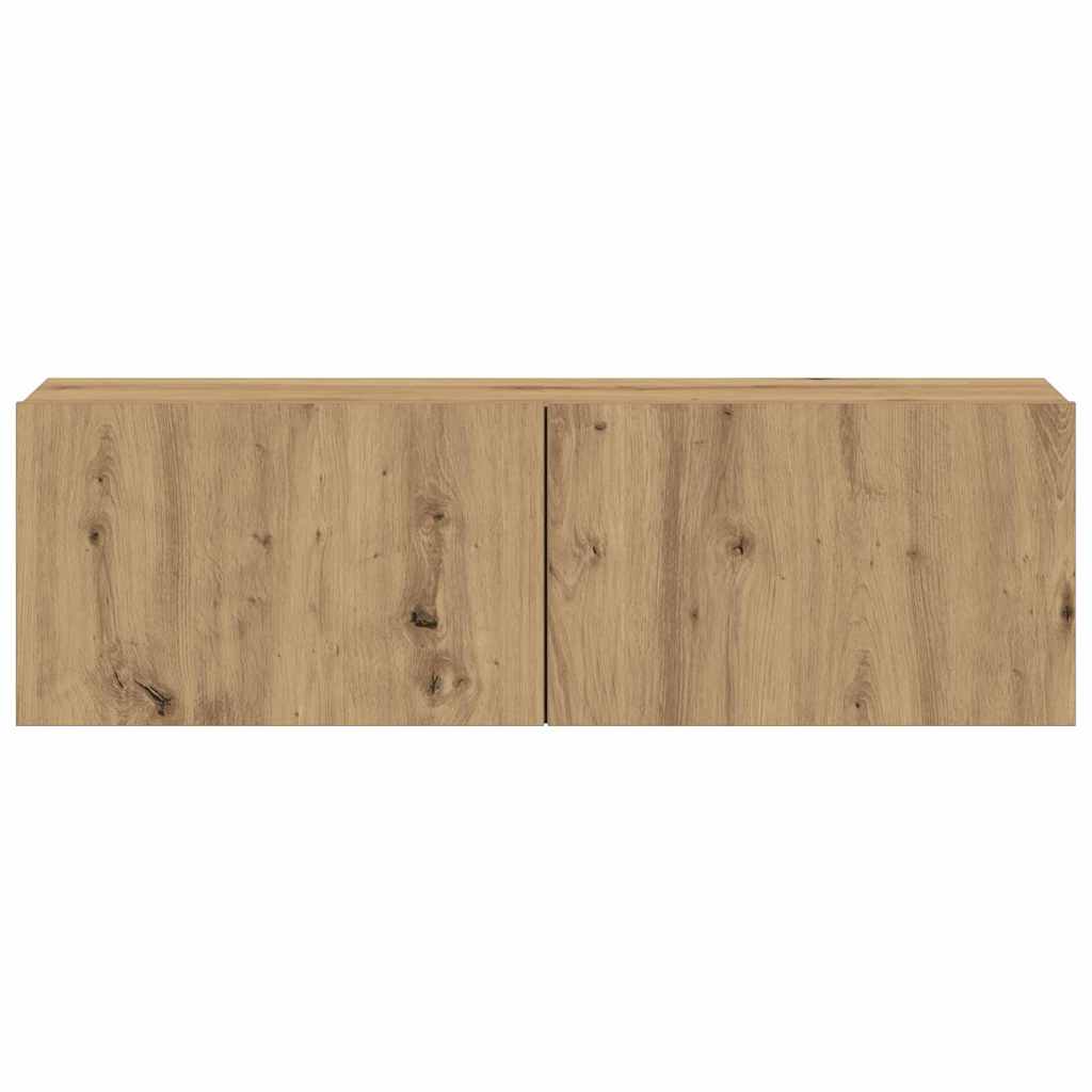 TV-Wandschränke 3 Stk. Artisan-Eiche Holzwerkstoff