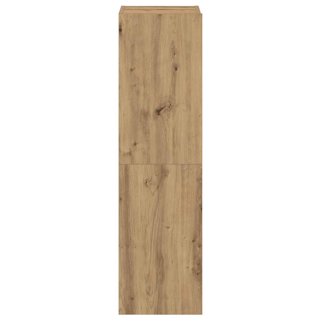 TV-Wandschränke 3 Stk. Artisan-Eiche Holzwerkstoff