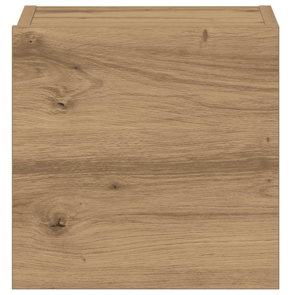 TV-Wandschränke 3 Stk. Artisan-Eiche Holzwerkstoff