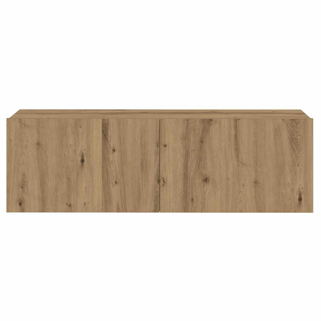 TV-Wandschränke 3 Stk. Artisan-Eiche Holzwerkstoff