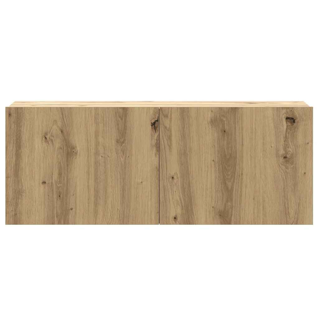 5-tlg. TV-Schrank-Set Wandmontage Artisan-Eiche Holzwerkstoff