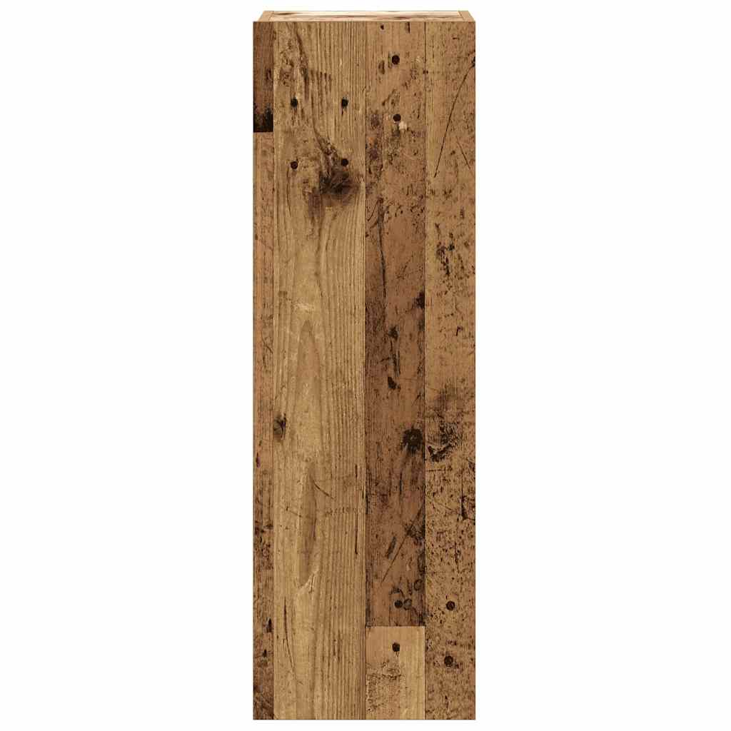 6-tlg. TV-Schrank-Set Wandmontage Altholz-Optik Holzwerkstoff