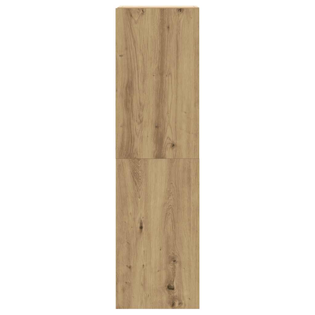 8-tlg. TV-Schrank-Set Wandmontage Artisan-Eiche Holzwerkstoff
