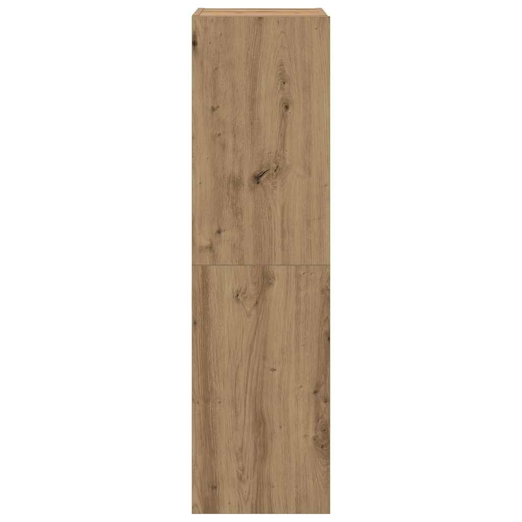 4-tlg. TV-Schrank-Set Wandmontage Artisan-Eiche Holzwerkstoff