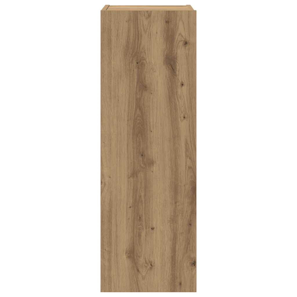 4-tlg. TV-Schrank-Set Wandmontage Artisan-Eiche Holzwerkstoff