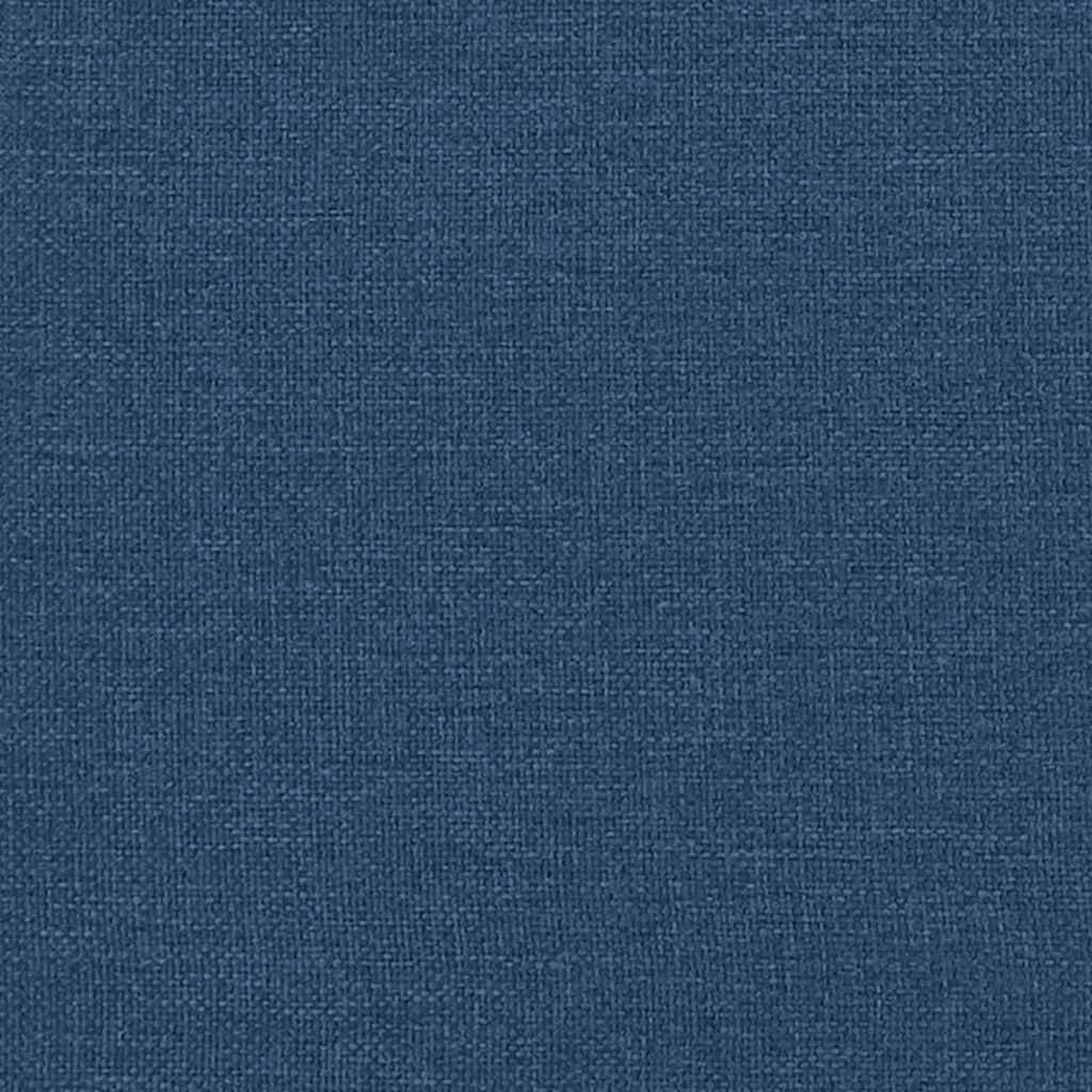 Sofa Set mit Kissen Blau Polyester