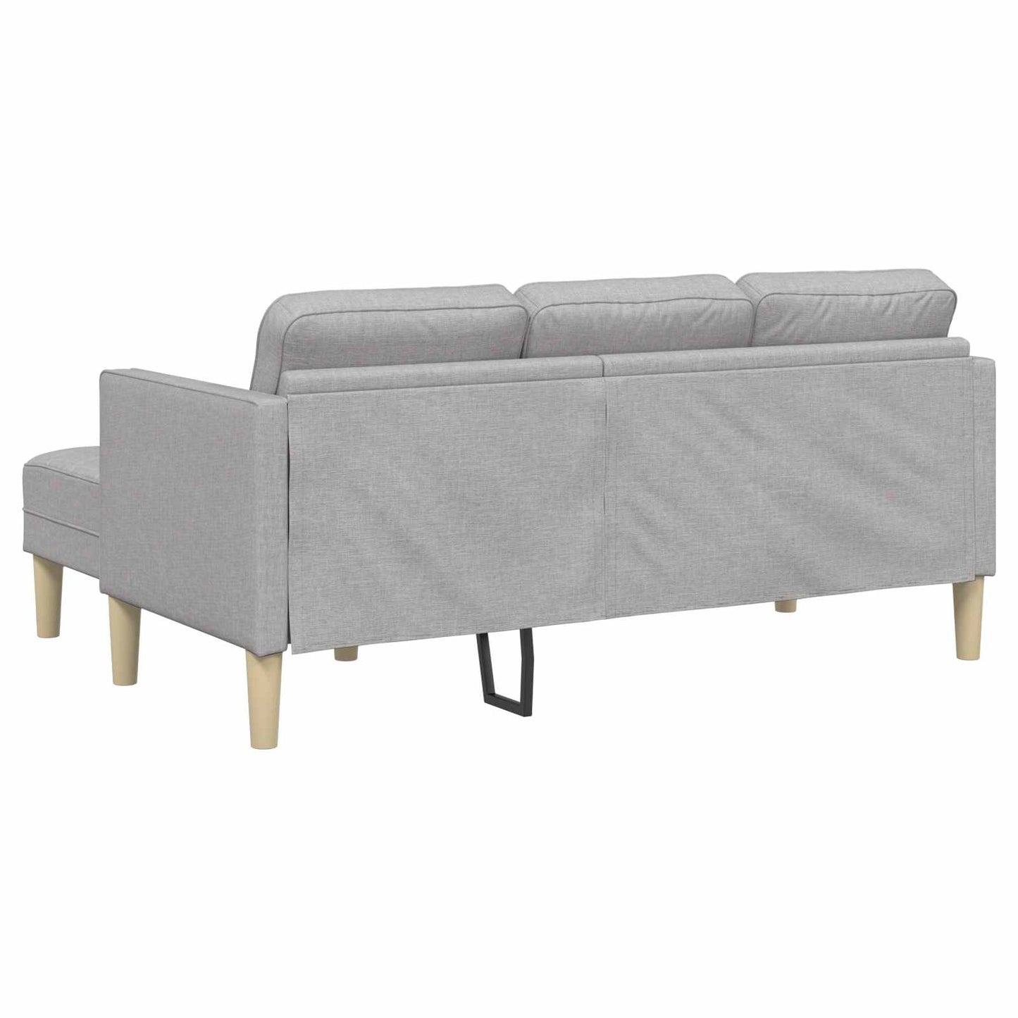 Sofa Set Wolkengrau 173 x 131 x 67 cm Polyester