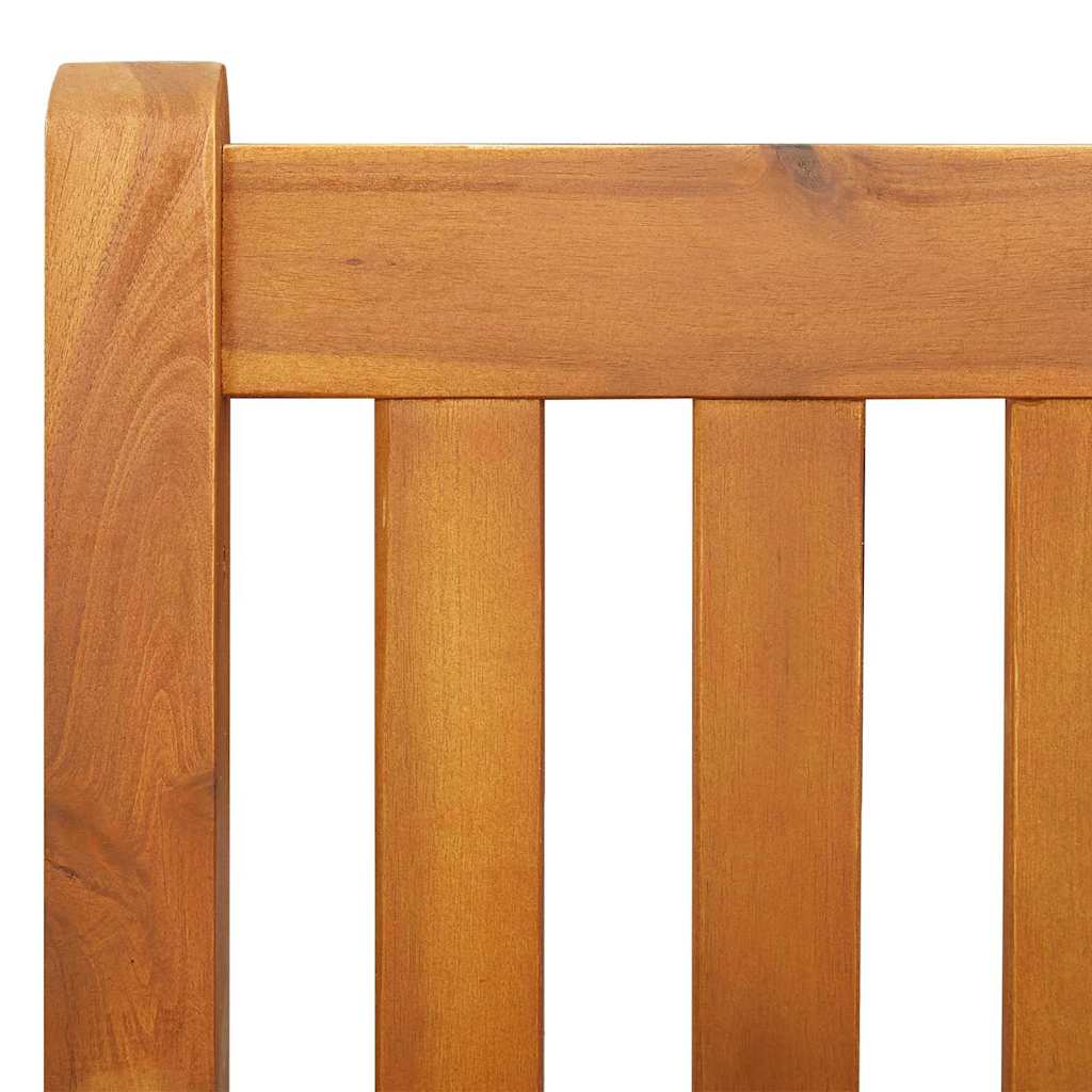 Gartenschaukelbank Natur 110 x 56 x 58,5 cm Massivholz Akazie