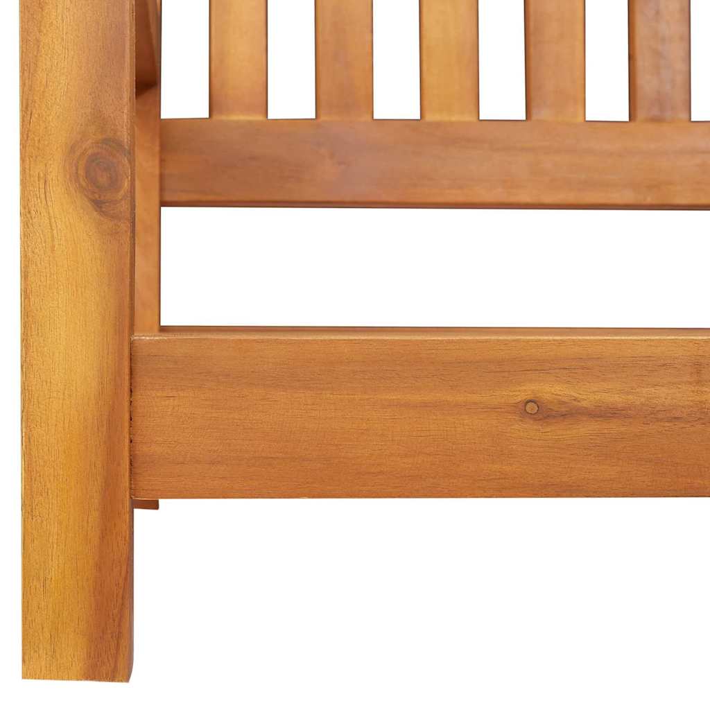 Gartenschaukelbank Natur 110 x 56 x 58,5 cm Massivholz Akazie