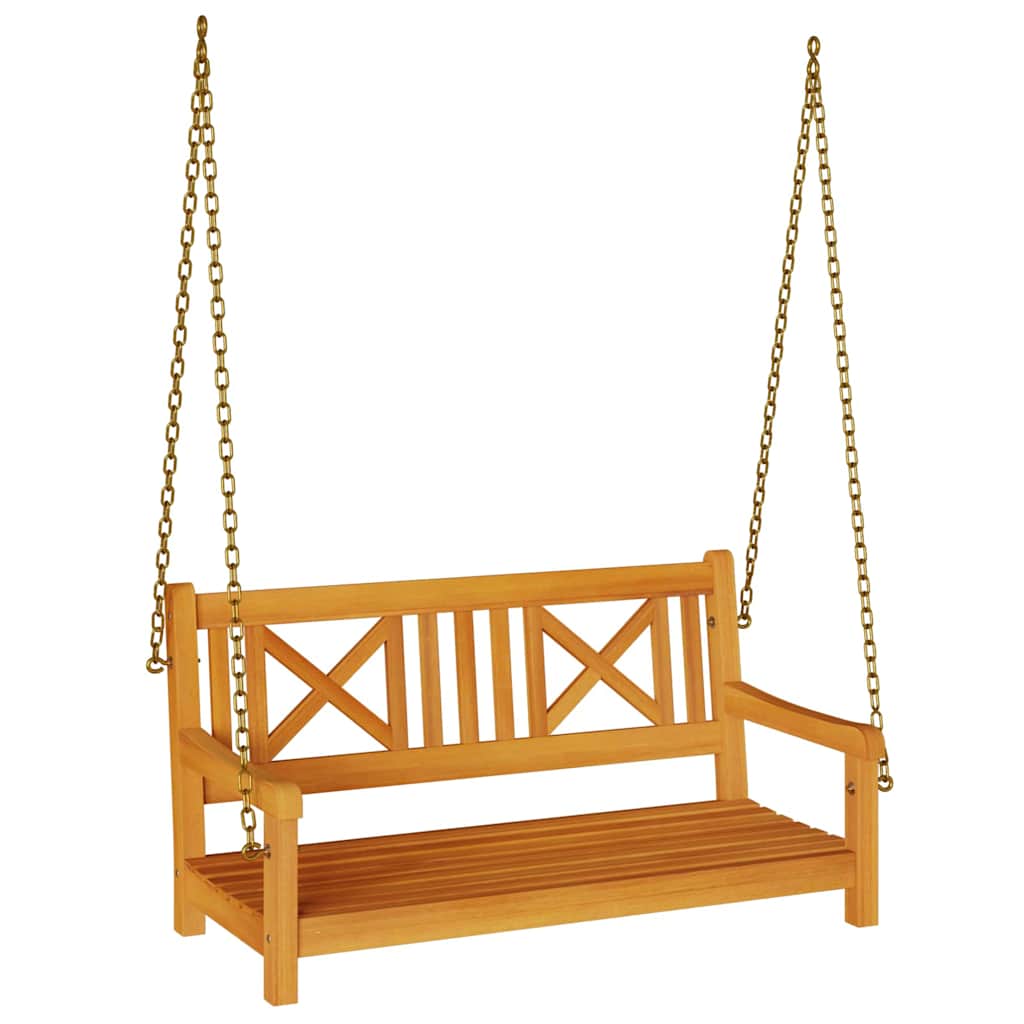Gartenschaukelbank Natur 110 x 56 x 58,5 cm Massivholz Akazie